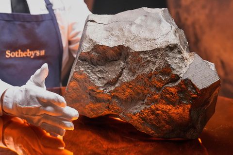 Ein Stück vom Mars mit dem Namen "NWA 16788" mit einem Gewicht von fast 25 Kilogramm