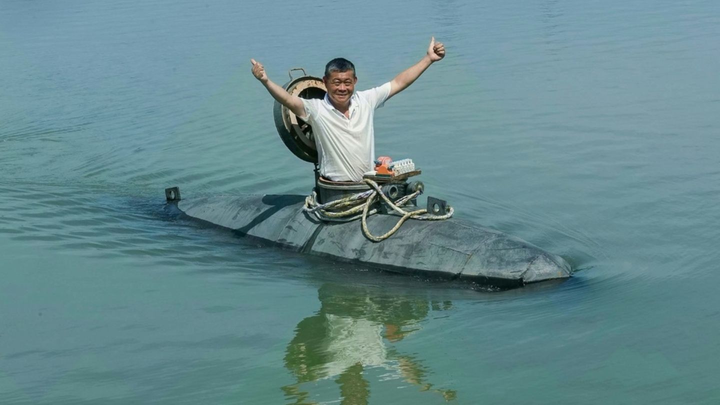 Der Bauer und Bootsbauer Zhang Shengwu