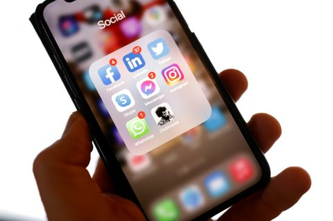Smartphone mit Apps