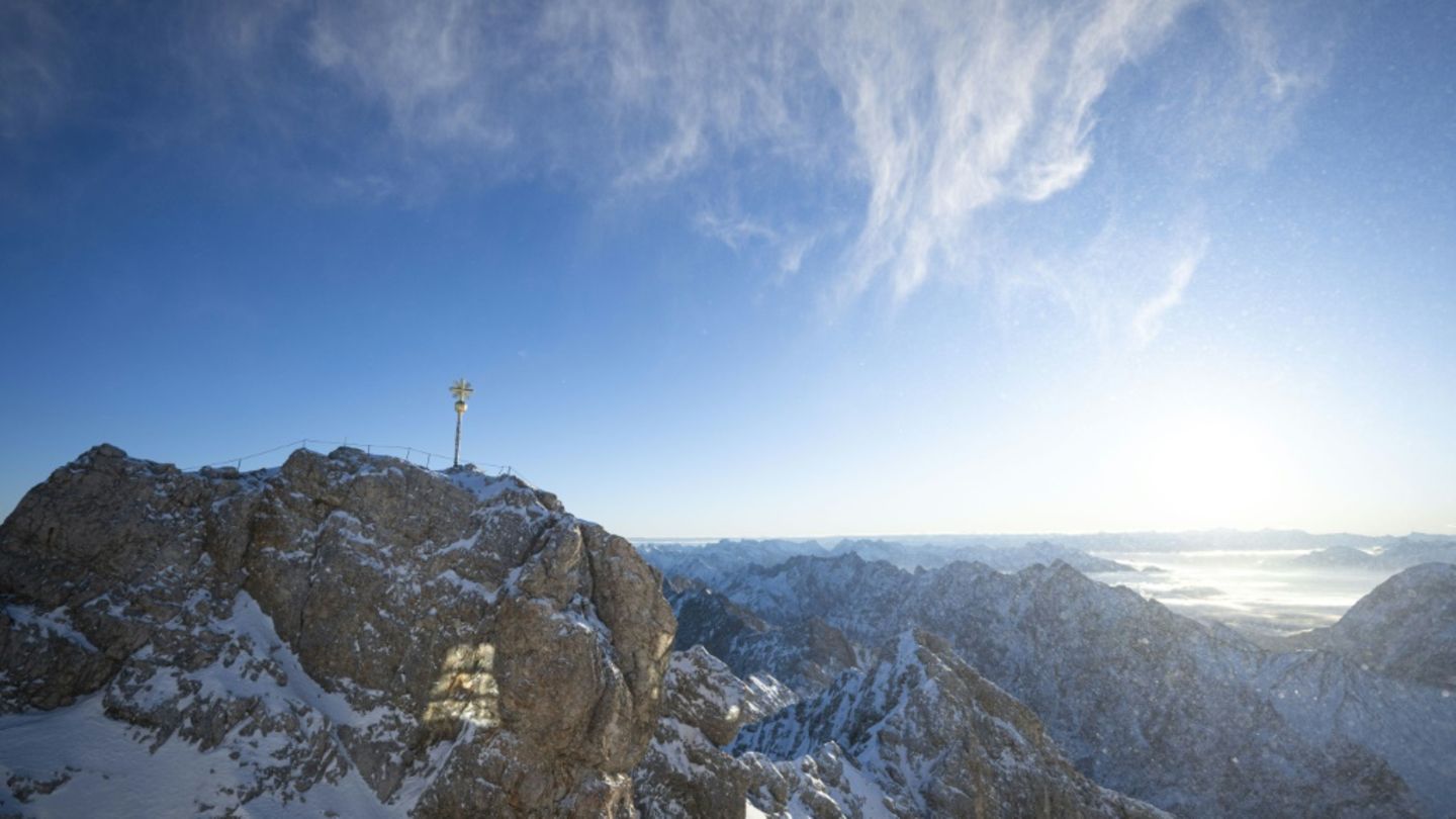 Der Gipfel der Zugspitze