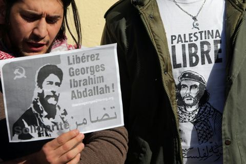Protestaktion für Georges Abdallah