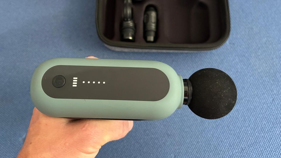 Massagepistole Test: die MG 200 von Medisana