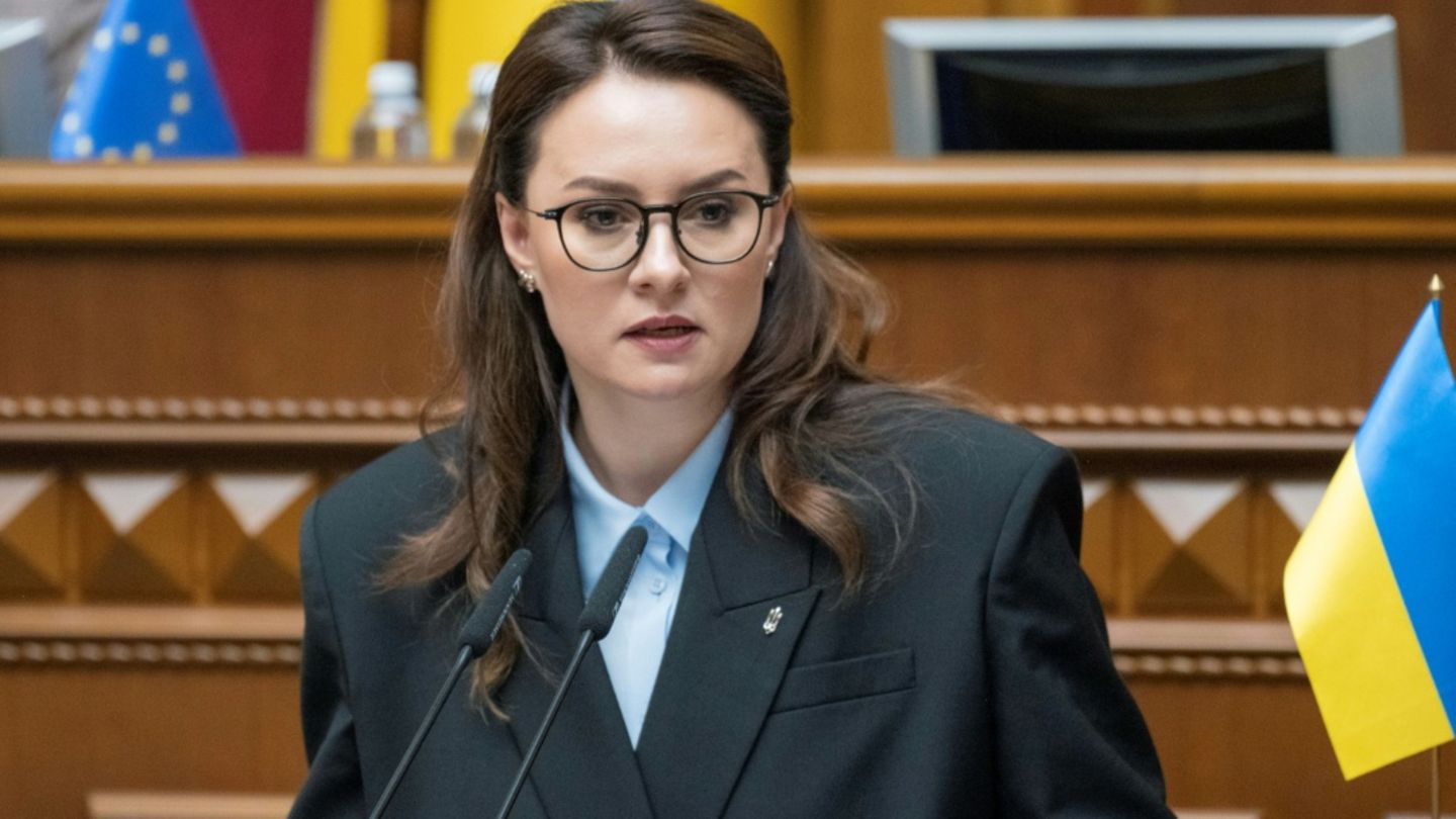 Die neue ukrainische Regierungschefin Julia Swyrydenko