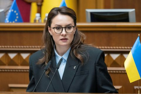 Die neue ukrainische Regierungschefin Julia Swyrydenko