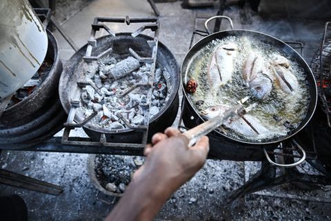 Kochen an offenen Feuern ist gesundheitsschädlich