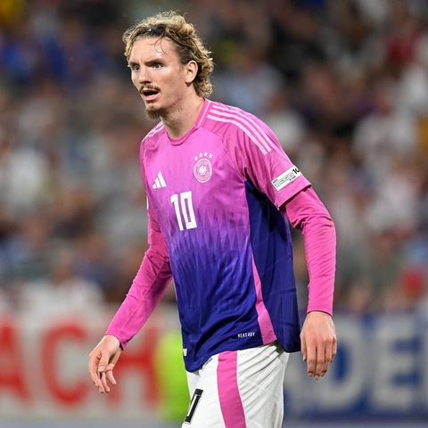 Nick Woltemade in the DFB dress