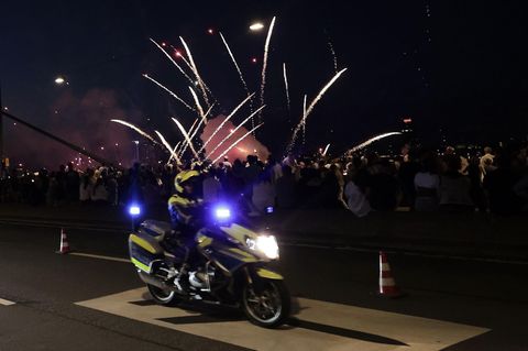 Rheinkirmes Feuerwerk Düsseldorf