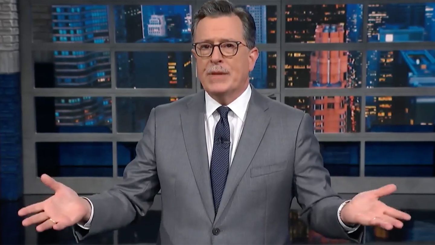 Stephen Colberts Late Show: Was this Trump joke out of his doom?