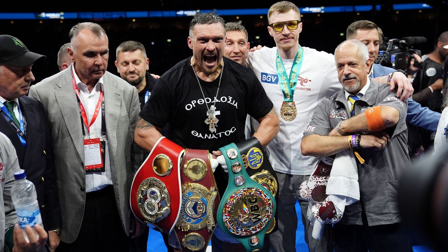 Association fight in London: Finally “legend”: Usyk celebrates the next K.-O.-Sieg