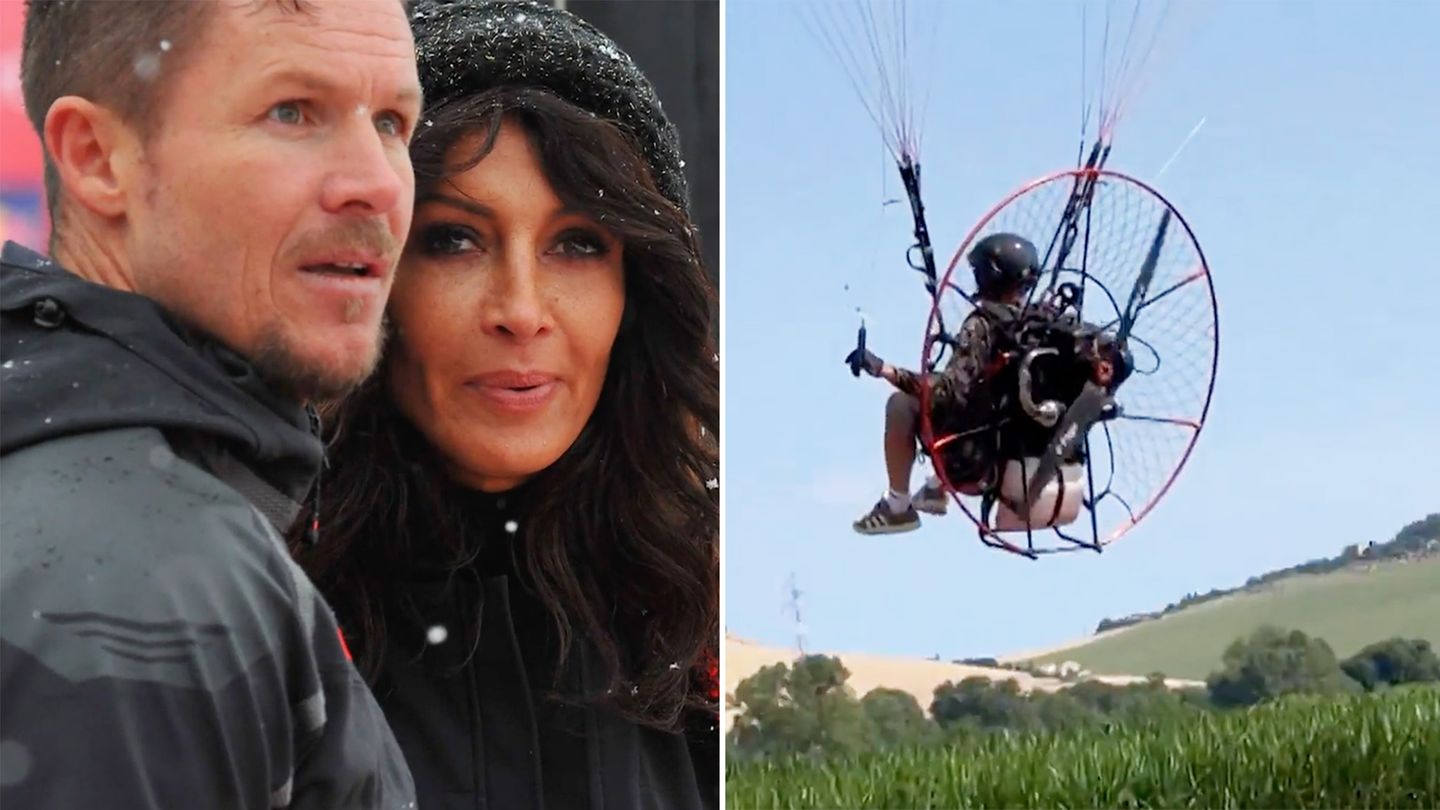 Here Felix Baumgartner picks up one last time – girlfriend posts video