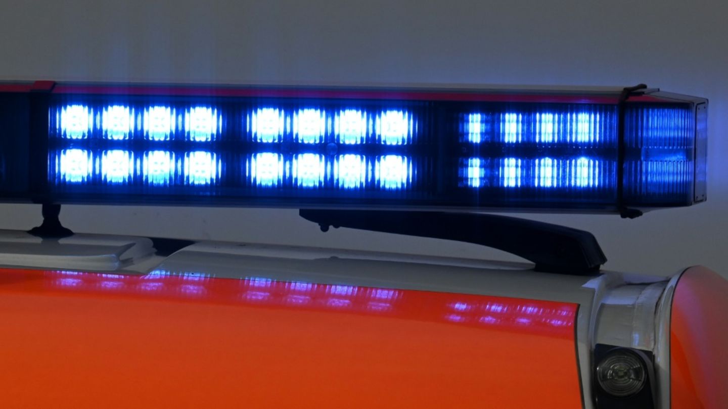 Blaulicht eines Rettungswagens