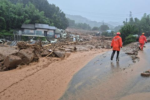 Erdrutsch in Südkorea