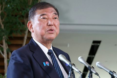 Der japanische Regierungschef Shigeru Ishiba