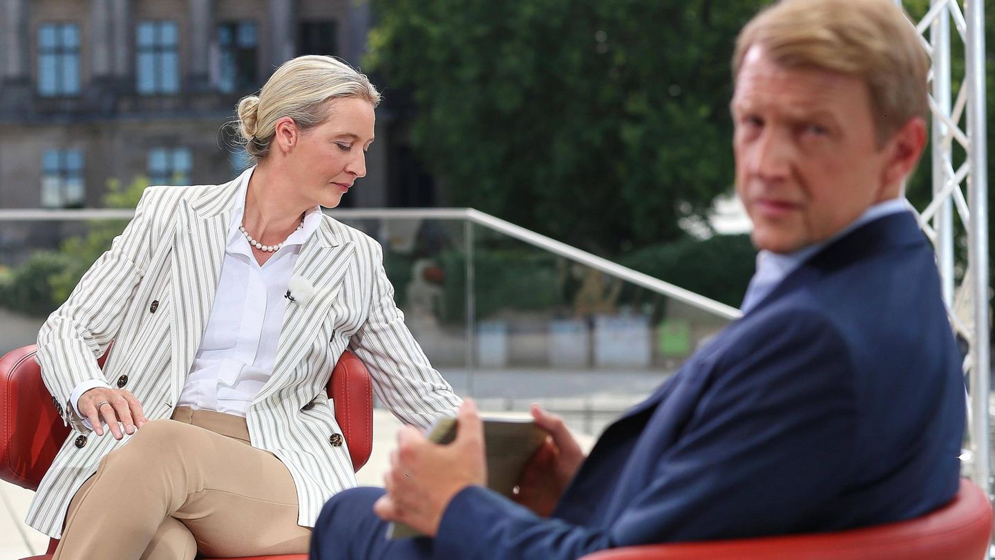 ARD summer interview: Alice Weidel does not understand questions about loud music