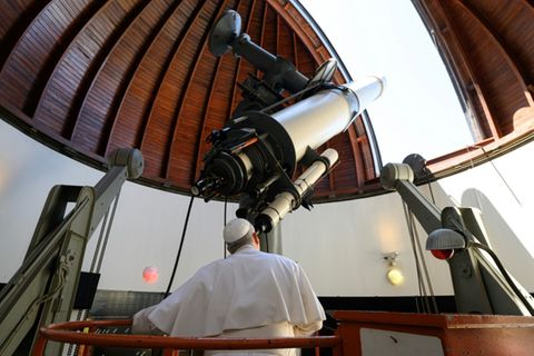 Papst Leo XIV. im Observatorium des Vatikan