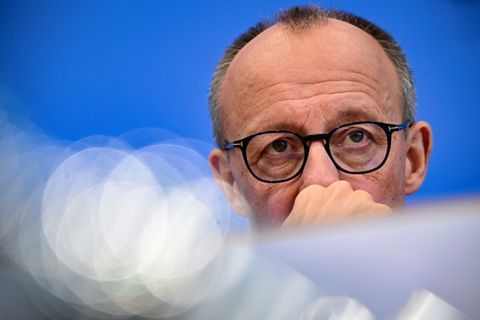 Kanzler Merz am 18. Juli 2025 in Berlin