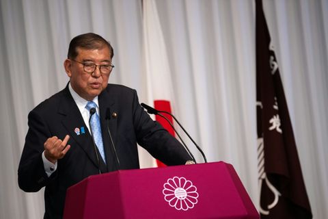 Japans Regierungschef Shigeru Ishiba