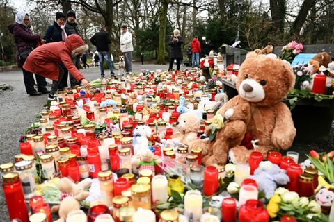 Trauer um Opfer in Aschaffenburg