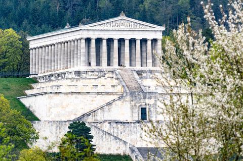 Die Walhalla in Donaustauf (Bayern)