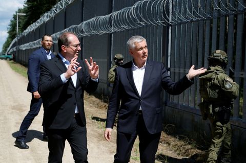 Dobrindt und Siemoniak in Polowce