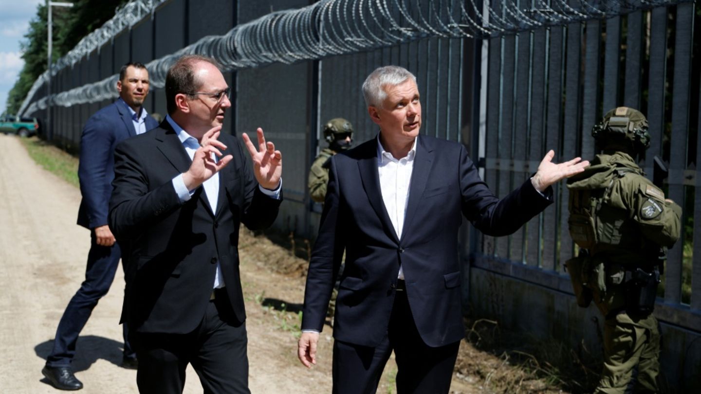 Dobrindt und Siemoniak in Polowce