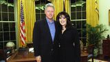 President President Bill Clinton mit Monica Lewinsky