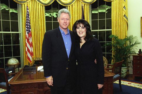 President President Bill Clinton mit Monica Lewinsky