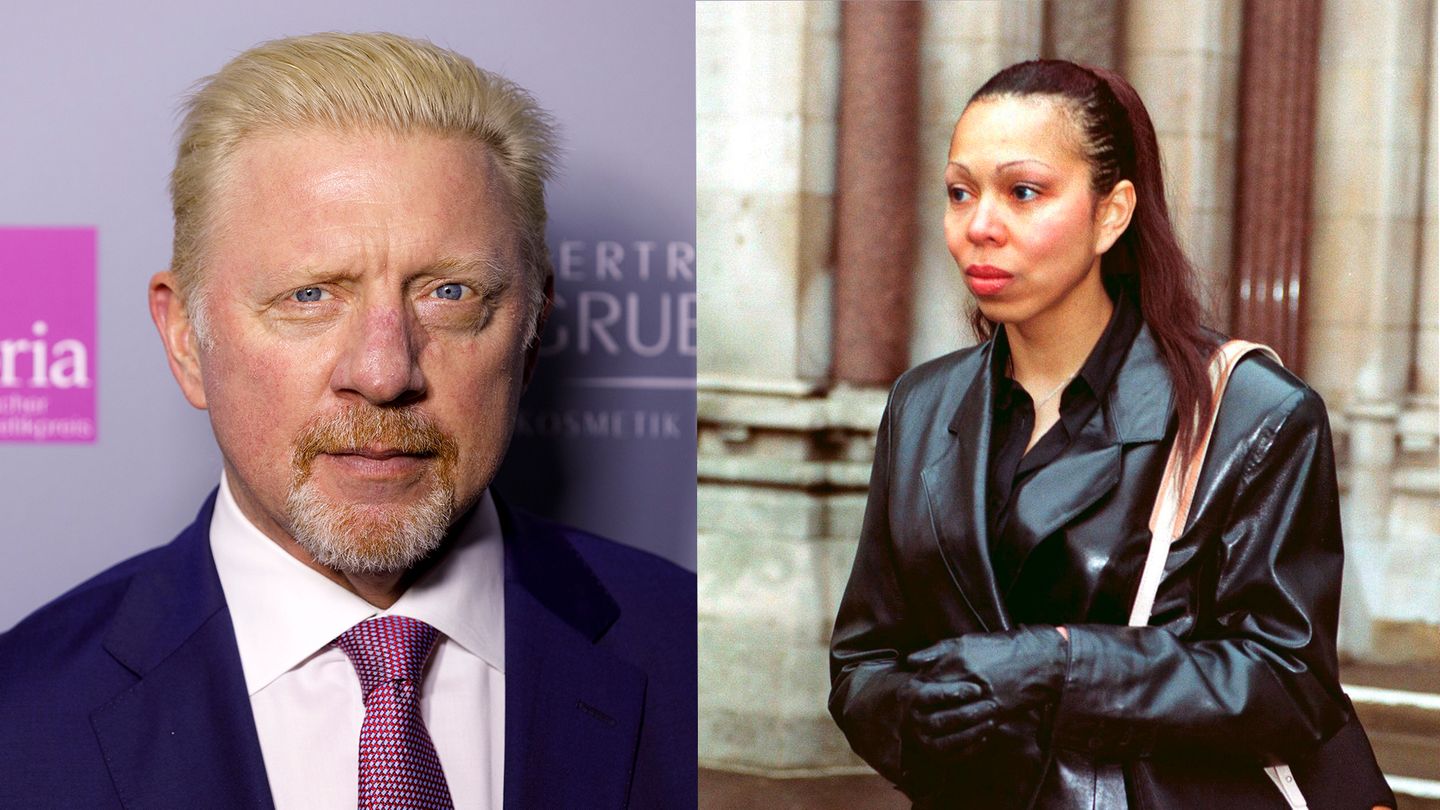 Kollage: Boris Becker und seine Affäre Kollage: Boris Becker und seine Affäre