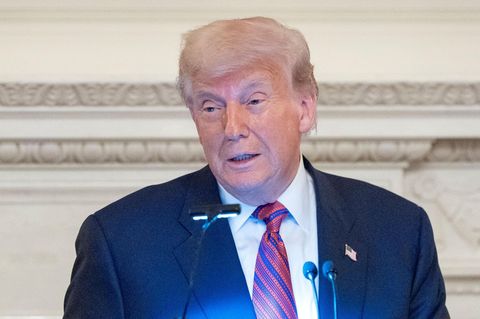 "Ein gutes Arbeitsverhältnis zu Premierminister 'Bibi' Netanjahu" hat US-Präsident Donald Trump