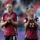Frauen-EM: Tine de Caigny und Laura Deloose (beide Belgien)