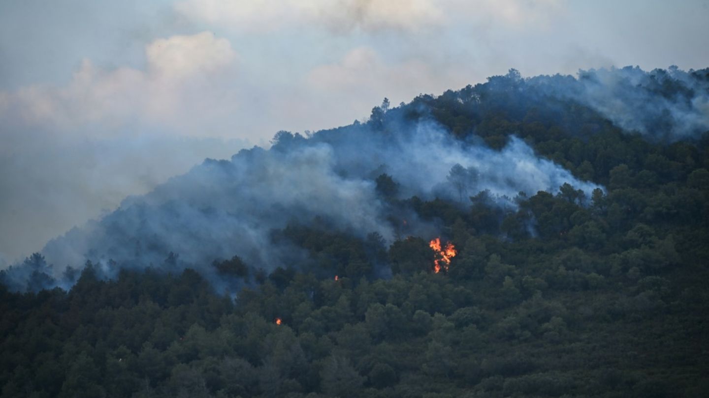 Waldbrand in Frankreich