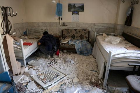 Verwüstung im Evin-Gefängnis nach dem Angriff Israels
