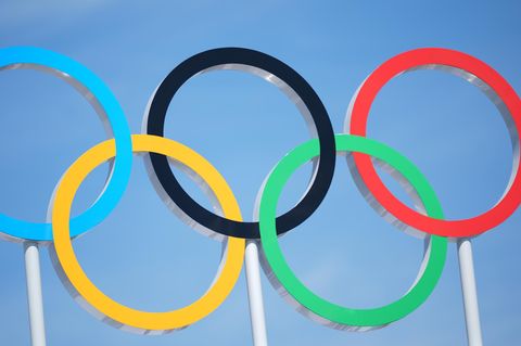 Die olympischen Ringe