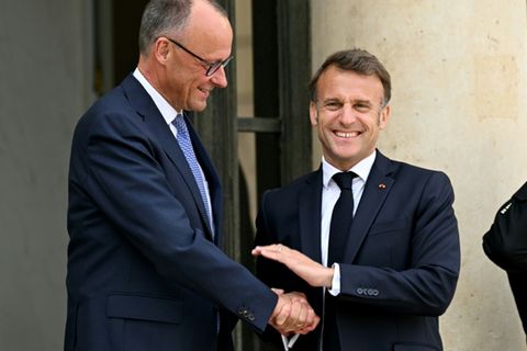 Friedrich Merz und Emmanuel Macron