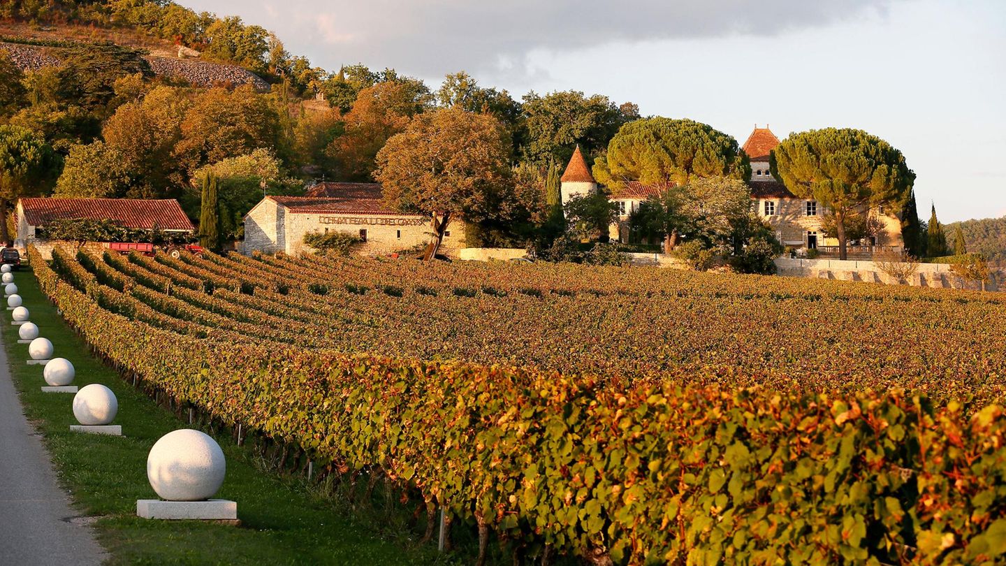 Das Château de Cayx in Südfrankreich Das Château de Cayx in Südfrankreich