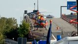 Rettungshubschrauber bei der Loveparade Duisburg 2010