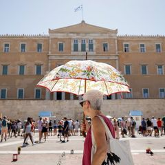 Athen: Hitze bereits am Morgen bei über 30 Grad