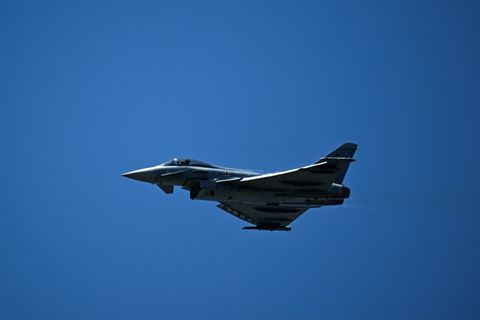 Ein Eurofighter Typhoon der Luftwaffe