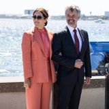 König Frederik von Dänemark mit seiner Frau Königin Mary und dem schwedischen Königspaar