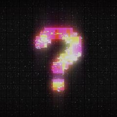 Quiz: ein Fragezeichen vor schwarzem Hintergrund