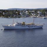 Die Yacht Norge von der norwegischen Königsfamilie