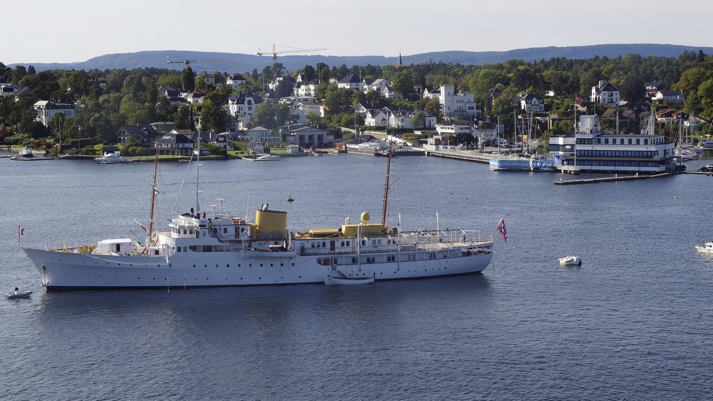 Die Yacht Norge von der norwegischen Königsfamilie