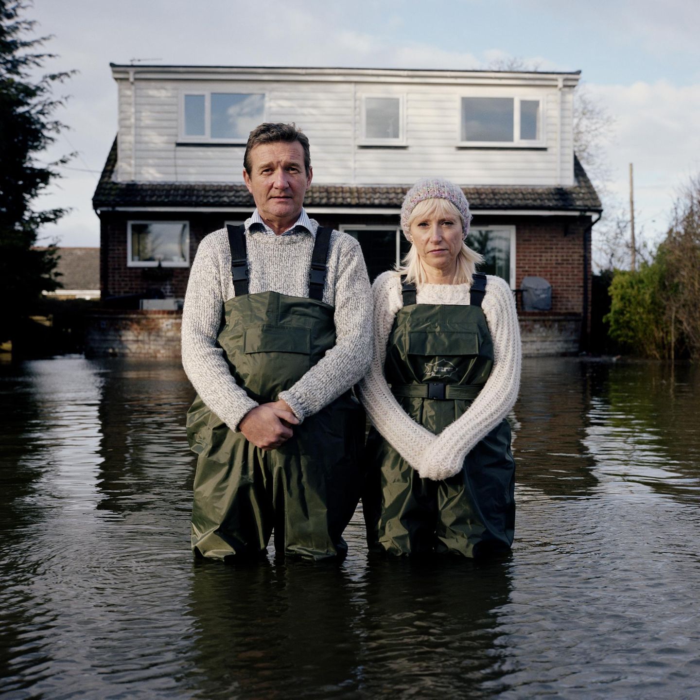 Jeff and Tracey Waters, Staines-Upon-Thames, Surrey, UK, Februar 2014