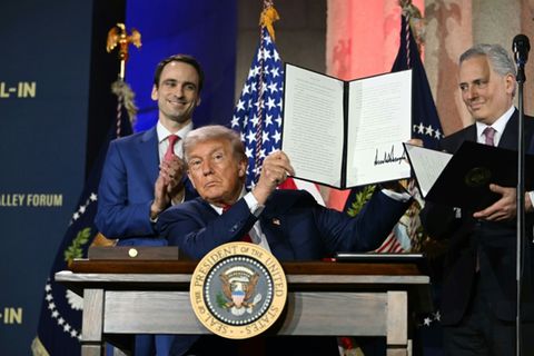 Trump bei KI-Konferenz in Washington