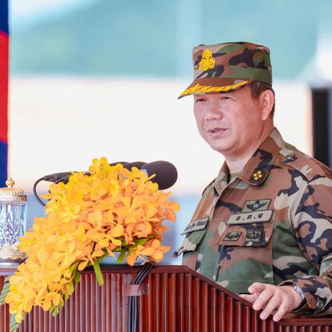 Kambodschas Premierminister Hun Manet. Thailand und Kambodscha beschuldigen sich gegenseitig der Eskalation