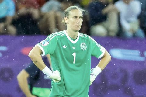 Ann-Katrin Berger nach getroffenem Gegentor