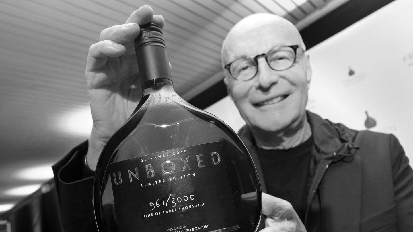 Designer Peter Schmidt is dead: he became famous with his bottles