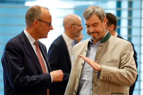 CDU-Chef Merz und CSU-Chef Söder