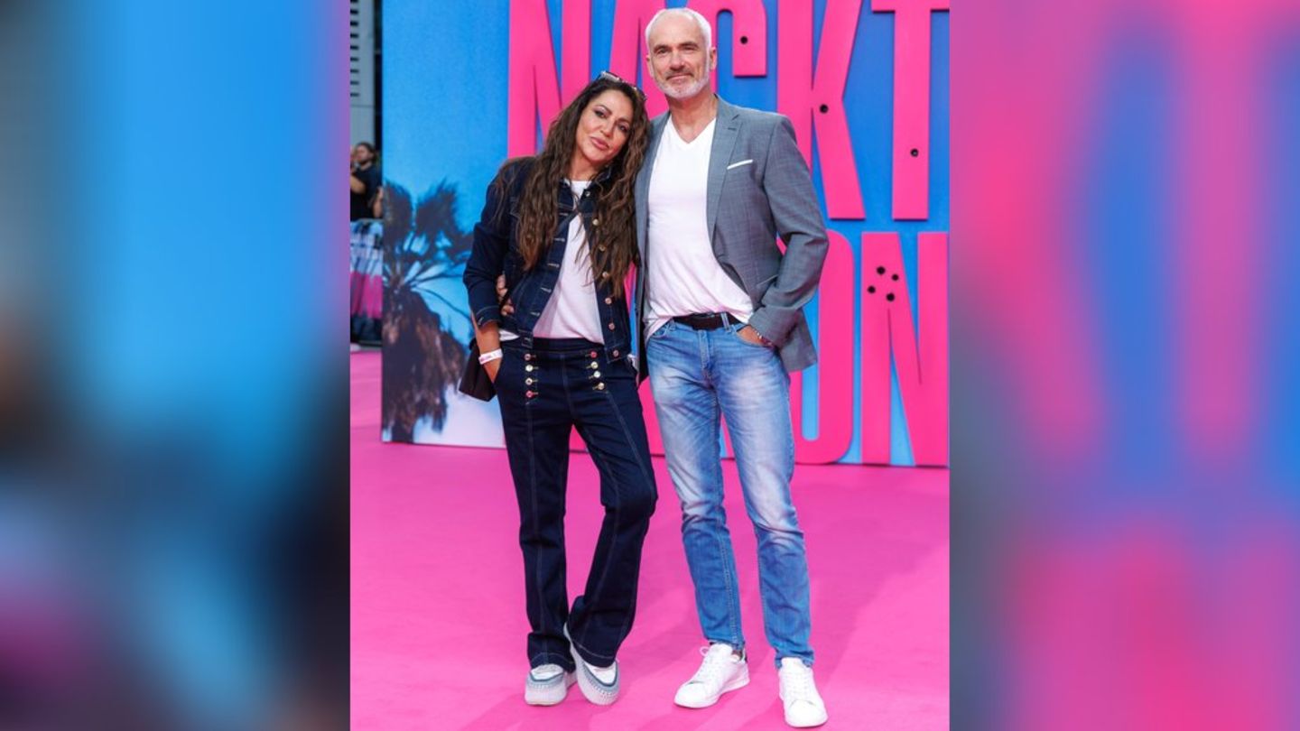 Simone Thomalla and her René: couple appearance at film premiere in Berlin Simone Thomalla and her René: couple appearance at film premiere in Berlin