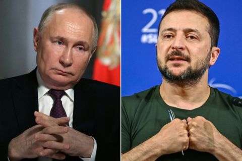 Putin (links) und Selenskyj